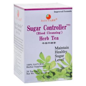 Health King Sugar Controller Blood Cleansing Herb Tea - 20 Tea Bags